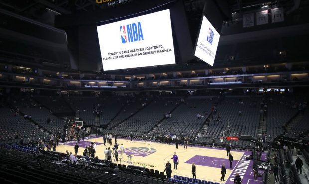 The game between the New Orleans Pelicans and the Sacramento Kings was postponed because of the cor...