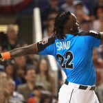 Miguel Sano #22 of the Minnesota Twins competes in the T-Mobile Home Run Derby at Marlins Park on July 10, 2017 in Miami, Florida.  (Photo by Mike Ehrmann/Getty Images)