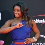 Olympic gymnast Simone Biles attends The 2017 ESPYS at Microsoft Theater on July 12, 2017 in Los Angeles, California.  (Photo by Matt Winkelmeyer/Getty Images)