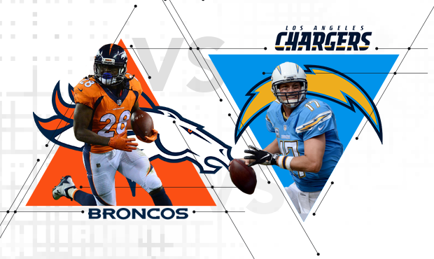 Game day information for the Denver Broncos and Los Angeles Chargers in Week 7 of the 2017 NFL seas...