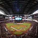 PHOENIX, AZ - OCTOBER 04:  A general overview of the National League Wild Card game between the Colorado Rockies and the Arizona Diamondbacks at Chase Field on October 4, 2017 in Phoenix, Arizona.  (Photo by Christian Petersen/Getty Images)
