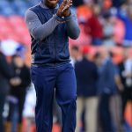 DENVER, CO - OCTOBER 15: Head coach Vance Joseph of the Denver Broncos claps as he stands on the field before a game against the New York Giants at Sports Authority Field at Mile High on October 15, 2017 in Denver, Colorado. (Photo by Dustin Bradford/Getty Images)