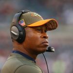 PHILADELPHIA, PA - NOVEMBER 05:  Head coach Vance Joseph of the Denver Broncos looks on against the against the Philadelphia Eagles during the fourth quarter at Lincoln Financial Field on November 5, 2017 in Philadelphia, Pennsylvania.  (Photo by Mitchell Leff/Getty Images)