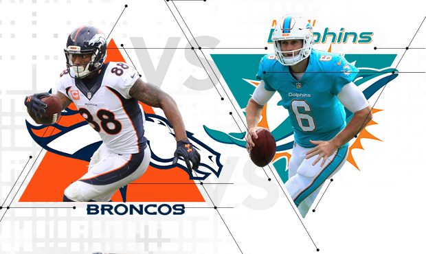 Game day information for the Denver Broncos and Miami Dolphins in Week 13 of the 2017 NFL season. G...