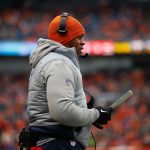 Head coach Vance Joseph of the Denver Broncos looks on during the first quarter of a game against the Kansas City Chiefs at Sports Authority Field at Mile High on December 31, 2017 in Denver, Colorado. The Chiefs defeated the Broncos 27-24. (Photo by Justin Edmonds/Getty Images)