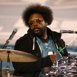 Questlove of the Roots perform during halftime of the NFC Championship game between the Philadelphia Eagles and the Minnesota Vikings at Lincoln Financial Field on January 21, 2018 in Philadelphia, Pennsylvania.  (Photo by Mitchell Leff/Getty Images)