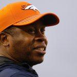 Broncos head coach Vance Joseph of the North team reacts during the second half of the Reese's Senior Bowl at Ladd-Peebles Stadium on January 27, 2018 in Mobile, Alabama.  (Photo by Jonathan Bachman/Getty Images)