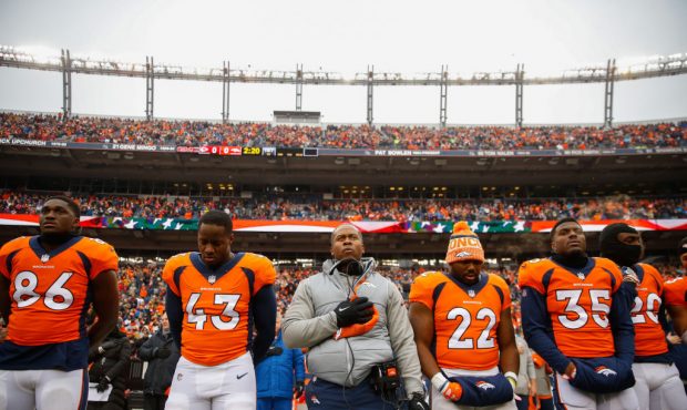 DENVER, CO - DECEMBER 31:  Head coach Vance Joseph of the Denver Broncos looks on before the game a...
