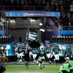 MINNEAPOLIS, MN - FEBRUARY 04:  The Philadelphia Eagles take the field prior to Super Bowl LII against the New England Patriots at U.S. Bank Stadium on February 4, 2018 in Minneapolis, Minnesota.  (Photo by Andy Lyons/Getty Images)