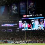MINNEAPOLIS, MN - FEBRUARY 04:  A general view of Super Bowl LII between the New England Patriots and the Philadelphia Eagles during the third quarter at U.S. Bank Stadium on February 4, 2018 in Minneapolis, Minnesota.  (Photo by Patrick Smith/Getty Images)