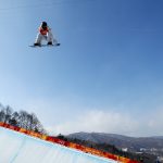 Shaun White of the United States competes during the Snowboard Men's Halfpipe Qualification on day four of the PyeongChang 2018 Winter Olympic Games at Phoenix Snow Park on February 13, 2018 in Pyeongchang-gun, South Korea.  (Photo by Cameron Spencer/Getty Images)
