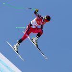 Broderick Thompson of Canada makes a run during the Men's Downhill on day six of the PyeongChang 2018 Winter Olympic Games at Jeongseon Alpine Centreon February 15, 2018 in Pyeongchang-gun, South Korea.  (Photo by Tom Pennington/Getty Images)