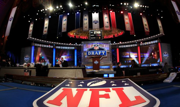 A general view of the draft stage during the 2011 NFL Draft at Radio City Music Hall on April 28, 2...