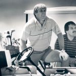 6-1988 Craig Morton, John Elway and Ray McCahill hold their breath as a fellow player trys to putt. Credit: The Denver Post (Denver Post via Getty Images)