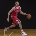 Doug McDermott, of the Chicago Bulls, poses for a portrait during the 2014 NBA rookie photo shoot at MSG Training Center on Aug. 3, 2014, in Tarrytown, New York. (Photo by Nick Laham/Getty Images)