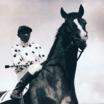Jockey, Earl Sande on Triple Crown-winning horse, Gallant Fox at Aqueduct Raceway. (Photo by Edward Steichen/Condé Nast via Getty Images)