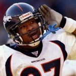 11 Jan 1998: Defensive back Steve Atwater of the Denver Broncos stands on the field during a playoff game against the Pittsburgh Steelers at Three Rivers Stadium in Pittsburgh, Pennsylvania. Denver won the game 24-21.