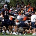 ENGLEWOOD, CO - JULY 29:  Fans watch the action during Denver Broncos Training Camp during the morning session at their training facility on July 29, 2008 in Englewood, Colorado.  (Photo by Doug Pensinger/Getty Images)