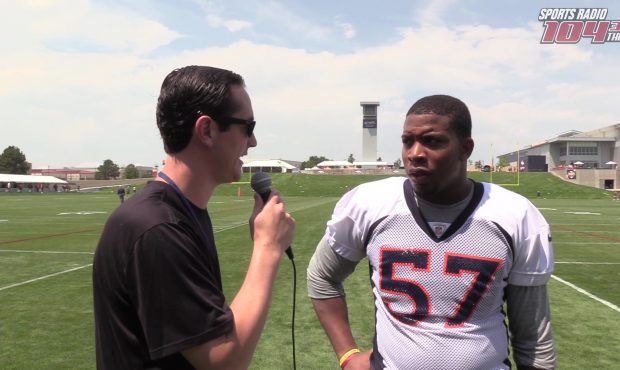 Broncos defensive end DeMarcus Walker told Zach Bye after Day 1 of Training Camp 2018 that he's eag...