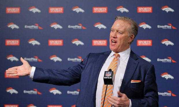 ENGLEWOOD, CO - JANUARY  20:  John Elway, Executive Vice President of Football Operations/General M...