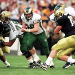 4 Sep 1999: Kevin McDougal #36 of the Colorado State Rams carries the ball during the game against the Colorado Buffalos at the Mile High Stadium in Denver, Colorado. The Rams defeated the Buffalos 41-14.