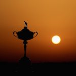 The Ryder Cup trophy is pictured during the Ryder Cup trophy 2018 Year to Go event at Le Golf National on October 16, 2017 in Paris, France.  (Photo by Andrew Redington/Getty Images)