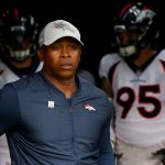 Head coach Vance Joseph of the Denver Broncos looks on prior to the game against the New York Jets at MetLife Stadium on October 07, 2018 in East Rutherford, New Jersey. (Photo by Justin Heiman/Getty Images)