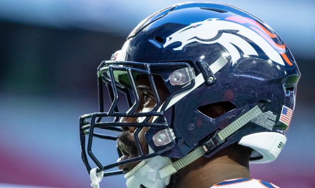 Denver Broncos linebacker Von Miller (58) stands on the field during NFL football game between the ...