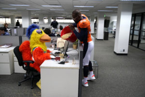 This is SportsCenter Campaign with Von Miller (Photo by Ryan Kang / ESPN Images)...