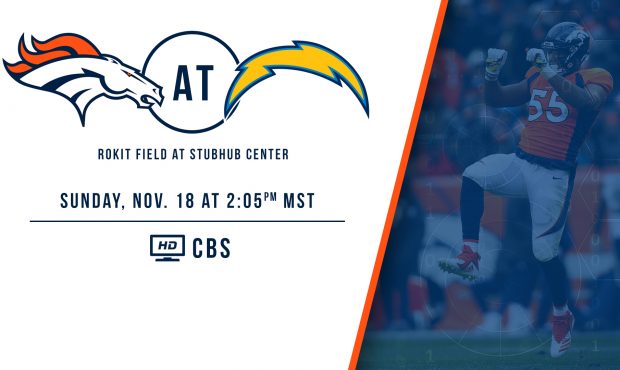 Coming off a bye week, the Denver Broncos head out on the road in Week 11 to Los Angeles to take o...