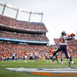 DENVER, CO - NOVEMBER 4:  Tight end Jordan Thomas #83 of the Houston Texans catches a pass for a first-quarter touchdown against the Denver Broncos at Broncos Stadium at Mile High on November 4, 2018 in Denver, Colorado.  (Photo by Justin Edmonds/Getty Images)