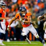 DENVER, CO - NOVEMBER 4:  Running back Phillip Lindsay #30 of the Denver Broncos rushes against the Houston Texans in the third quarter of a game at Broncos Stadium at Mile High on November 4, 2018 in Denver, Colorado. (Photo by Justin Edmonds/Getty Images)