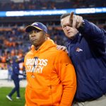 Head coach Vance Joseph of the Denver Broncos walks onto the field after a 23-9 loss against the Los Angeles Chargers at Broncos Stadium at Mile High on December 30, 2018 in Denver, Colorado. (Photo by Justin Edmonds/Getty Images)