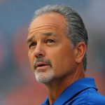 DENVER, CO - SEPTEMBER 7: Head Coach Chuck Pagano of the Indianapolis Colts looks on before a game against the Denver Broncos at Sports Authority Field at Mile High on September 7, 2014 in Denver, Colorado. (Photo by Justin Edmonds/Getty Images)