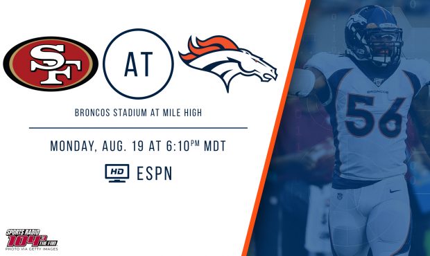 The Denver Broncos end a weekend of joint practices with the San Francisco 49ers with its preseason...