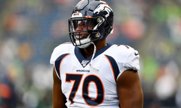 The Broncos lose their $51 million right tackle after just 10 snaps