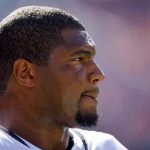 DENVER, CO - SEPTEMBER 29: Defensive end Calais Campbell #93 of the Jacksonville Jaguars looks on before a game against the Denver Broncos at Empower Field at Mile High on September 29, 2019 in Denver, Colorado. (Photo by Justin Edmonds/Getty Images)