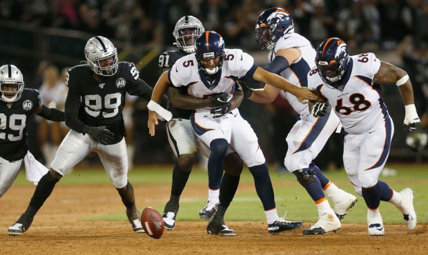 Scangarello struggles in debut, costing the Broncos a win in Oakland