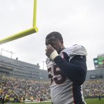 GREEN BAY, WI - SEPTEMBER 22: Bradley Chubb (55) of the Denver Broncos walks off the field after the second half of the Green Bay Packers' 27-16 win on Sunday, September 22, 2019. (Photo by AAron Ontiveroz/MediaNews Group/The Denver Post via Getty Images)