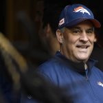 INDIANAPOLIS, IN - OCTOBER 27: Denver Broncos head coach Vic Fangio before the (2-5) Denver Broncos take on the (4-2) Indianapolis Colts at Lucas Oil Stadium in Indianapolis, Indiana on October 27, 2019. (Photo by Joe Amon/The Denver Post)