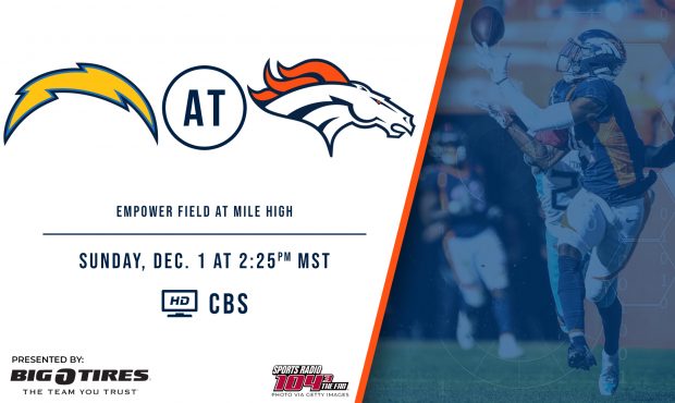 Broncos-Chargers game day notes...