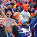 ORCHARD PARK, NY - NOVEMBER 24:  Buffalo Bills fans cheer on their team during the second half against the Denver Broncos at New Era Field on November 24, 2019 in Orchard Park, New York.  Buffalo beats Denver 20 to 3. (Photo by Timothy T Ludwig/Getty Images)