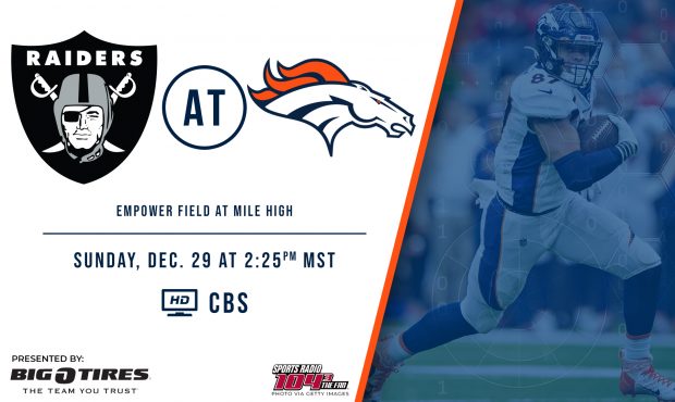 Week 17 – Raiders at Broncos...