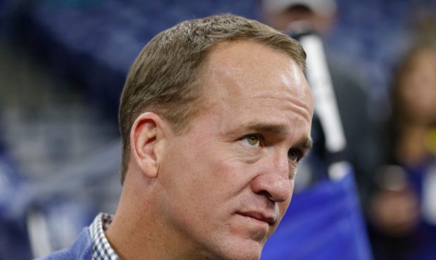 INDIANAPOLIS, IN - NOVEMBER 10: Former Indianapolis Colts quarterback Peyton Manning is seen before...