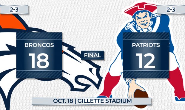 Broncos-18 / Patriots-12...