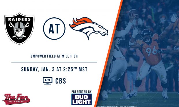 Week 17 – Broncos vs. Raiders...