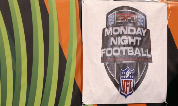 CINCINNATI, OH - DECEMBER 04: A Monday Night Football banner hangs before the game against the Pitt...