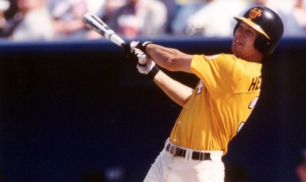 KNOXVILLE, TN - CIRCA 1994: Todd Helton #34 of the University of Tennessee Volunteers baseball team...