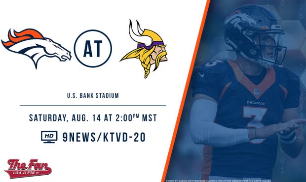 Preseason Week 1 – Broncos at Vikings...
