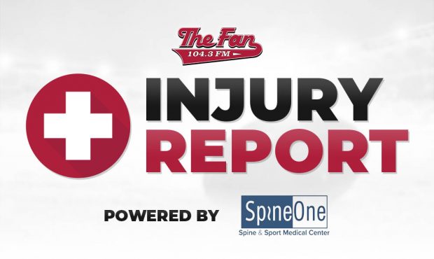 Injury Report...